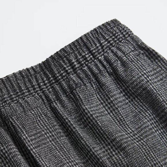 NWOT H&M ANKLE-LENGTH PANTS IN SIZE S GREY/CHECKED - Picture 4 of 4